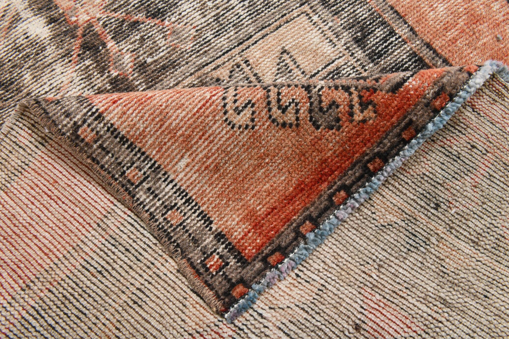 3x10 Pale Red Oriental Persian Runner Rug 86x313Cm SK 22156