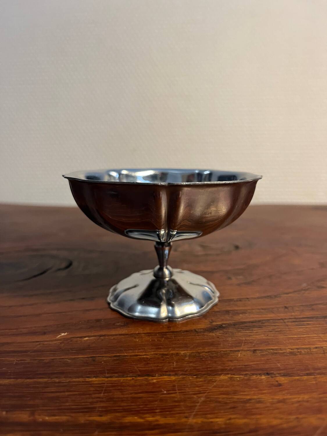 Stainless steel ice cream sorbet cup with spoon