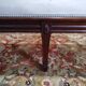 Ban - Banquette de piano à 6 pieds en tissu de style Louis XVI