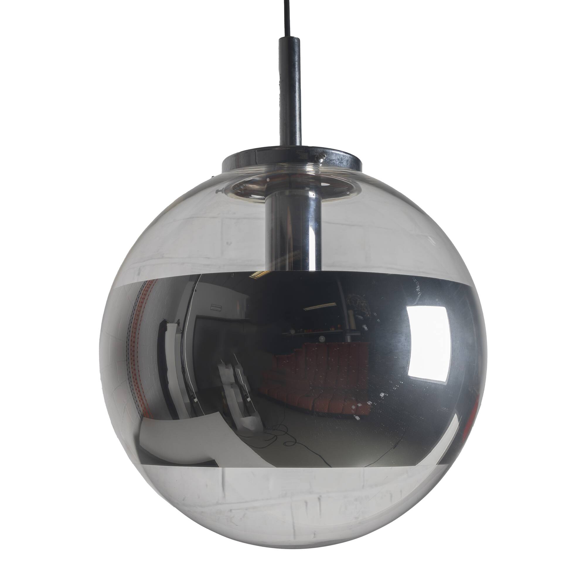 Chrome 'Magic Eye' Peil & Putzler Pendant Lamp
