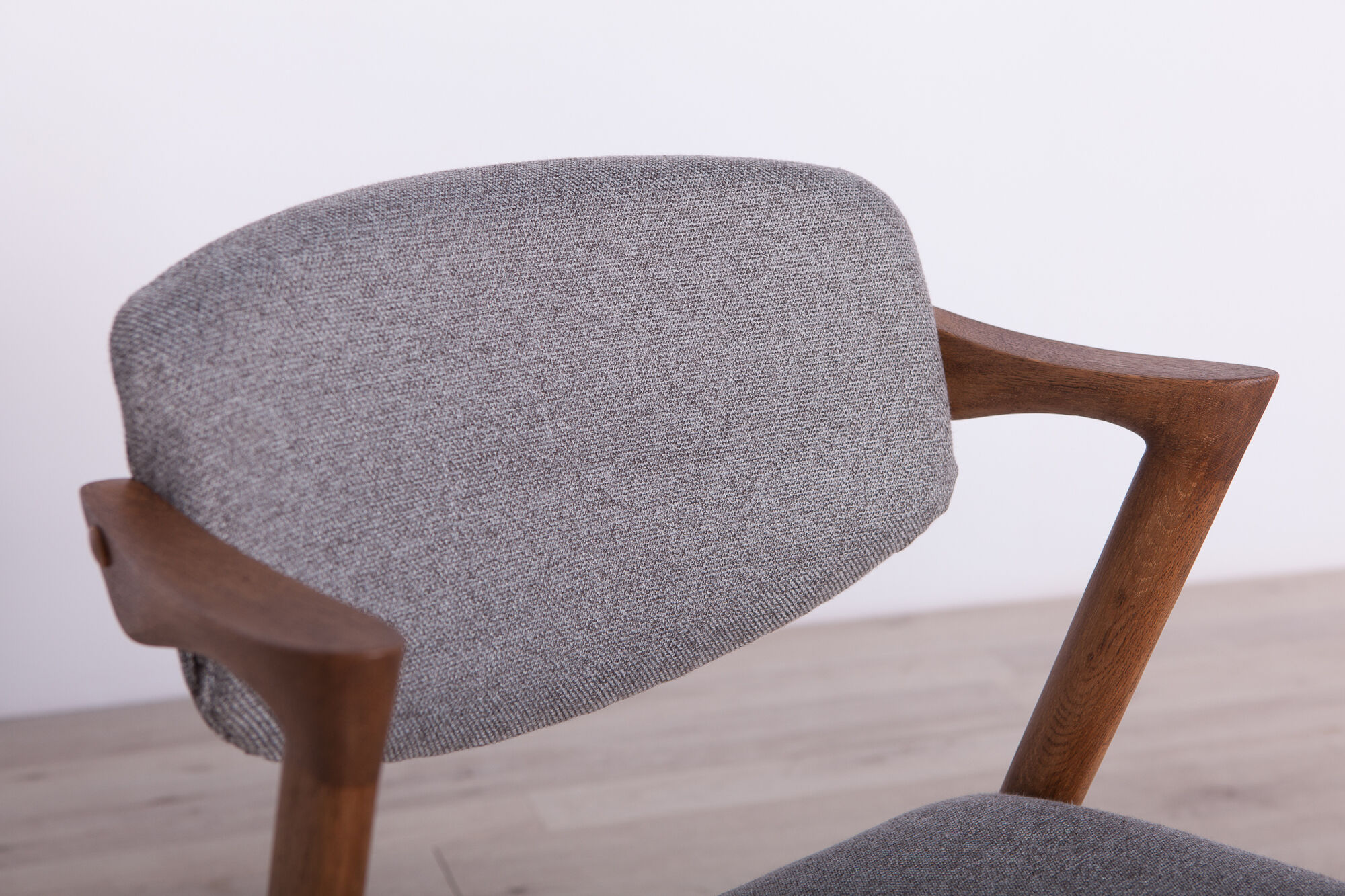 Model 42 oak dining chairs by Kai Kristiansen for Schou Andersen, 1960s, set of 4
