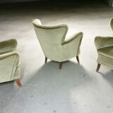 1/3 fauteuils Danois année 50 à Oreilles