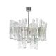 Ice Glass Chandelier from Murano by Kalmar, Austria, 1960s