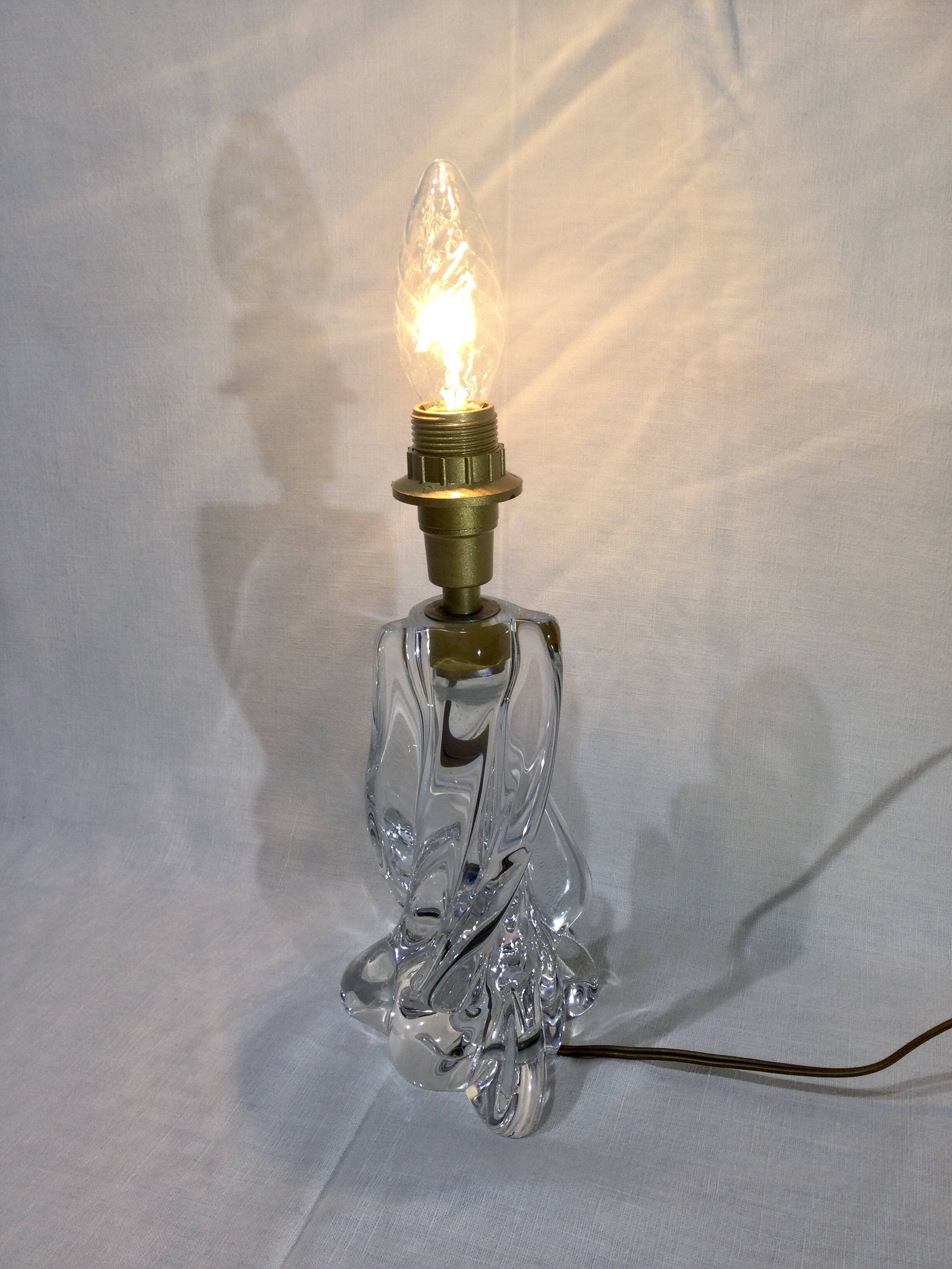 Sèvres crystal lamp base