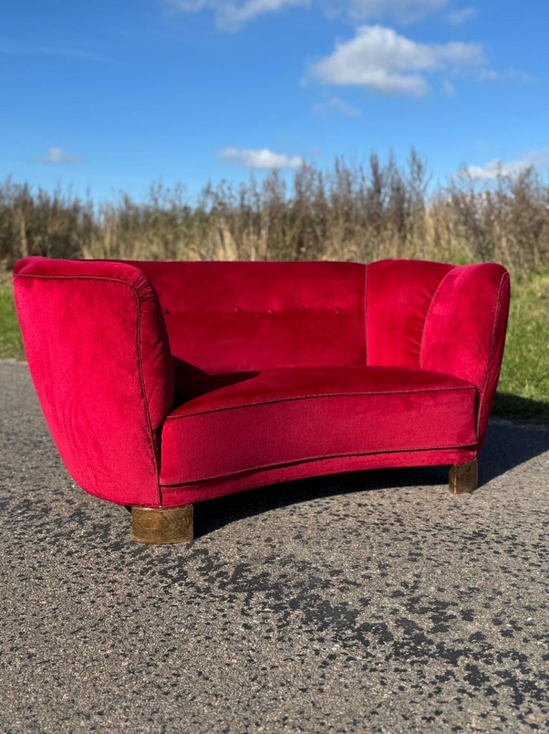 Vintage banana sofa from Denmark