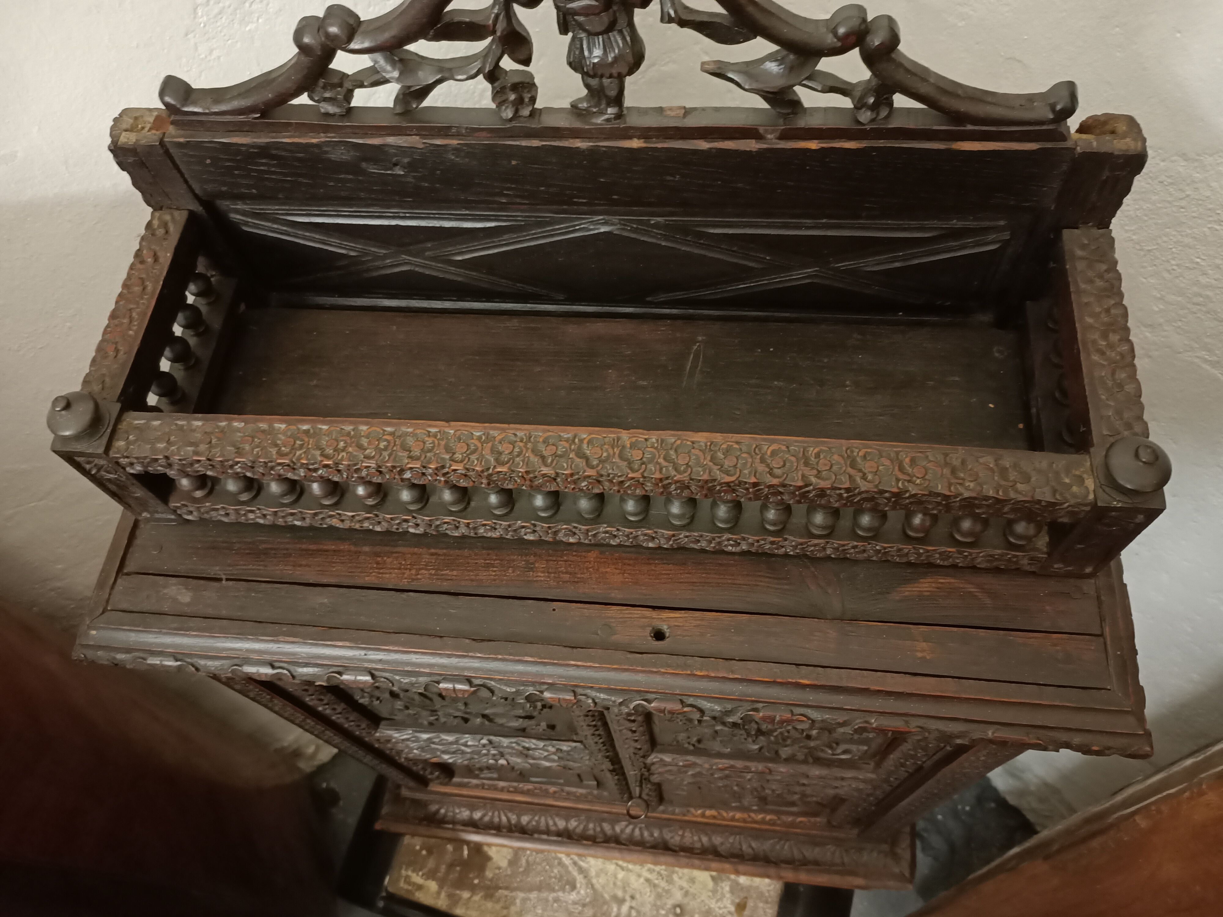 Carved piece of furniture