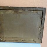 Animal painting cat minouche in gouache signed morris 1934 wooden frame