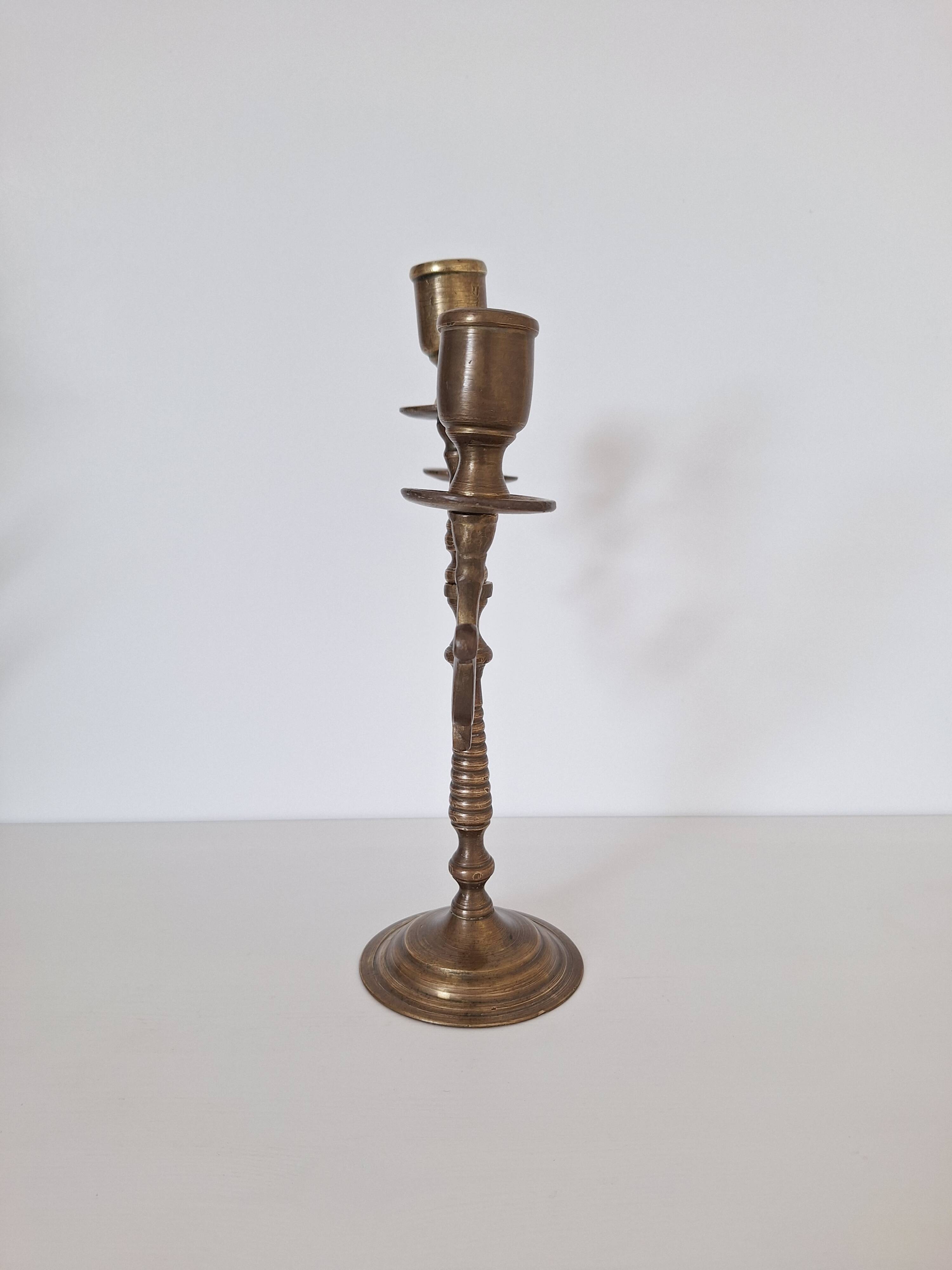 Vintage brass candlestick