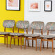 Series of 4 Vintage Scandinavian Chairs – 45 cm