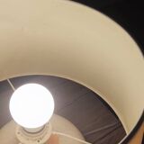 Table lamp in terracotta and fabric