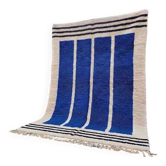 Tapis beni ouraine fait main traditionnelle artisanale taille 2/3 m