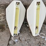 Pair of Murano mirror wall lights from the 50s