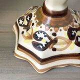 Quimper HB-Henriot earthenware candlestick