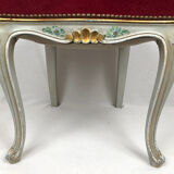 Series of six high-backed chairs in Venetian taste