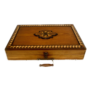 Coffret a jeu de Jacquet en sapin