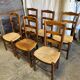 Chaises bistrot paillées