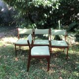 Danish Scandinavian teak chairs Uldum Möbelfabrik 60s