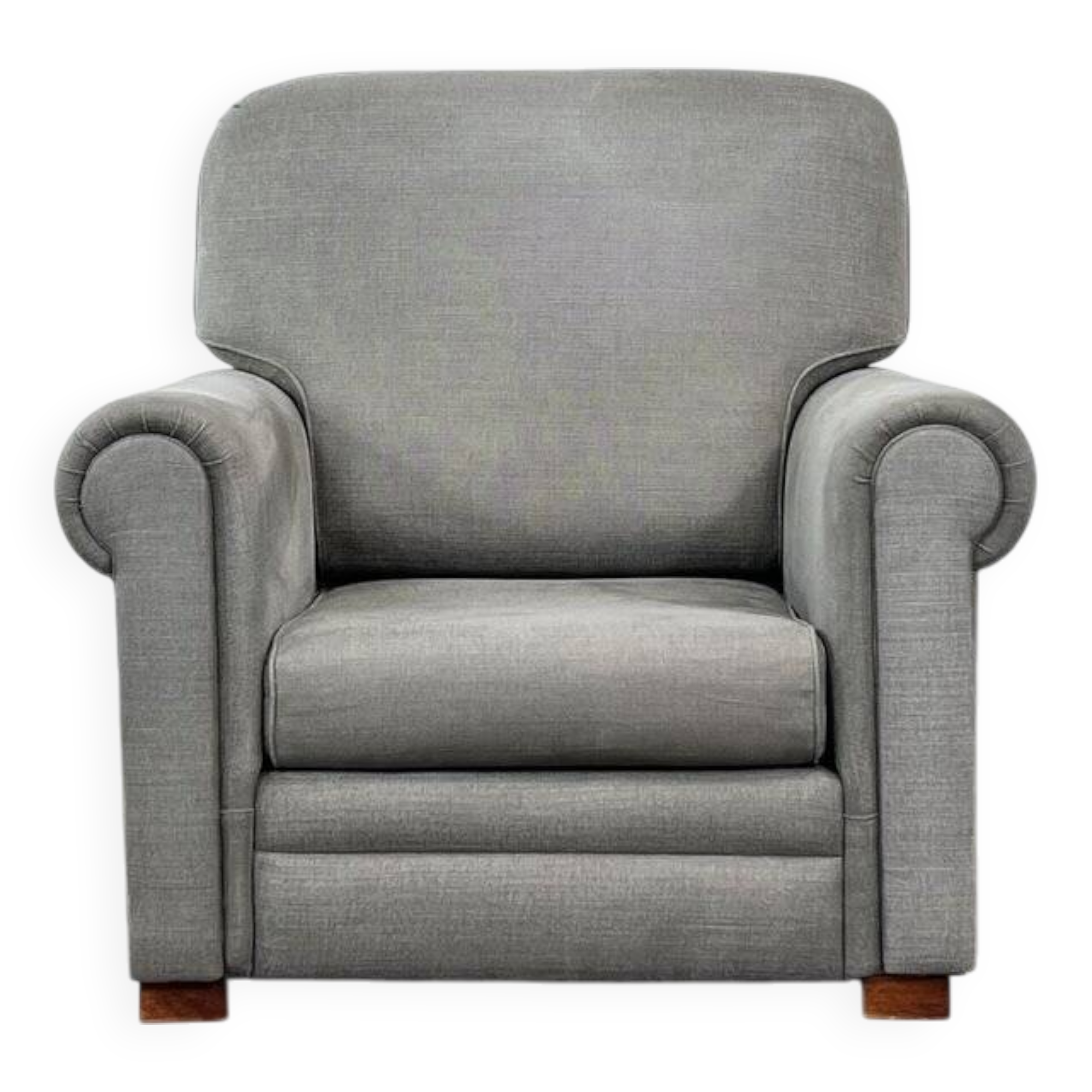 Fauteuil Gris en Tissu, 1990s