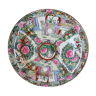 Assiette porcelaine chinoise décorée à Hong-Kong