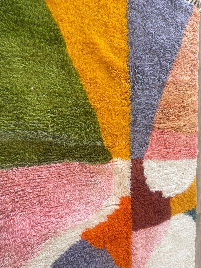 Tapis multicolore en laine naturel 300/200cm