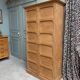 Oak notary cabinet