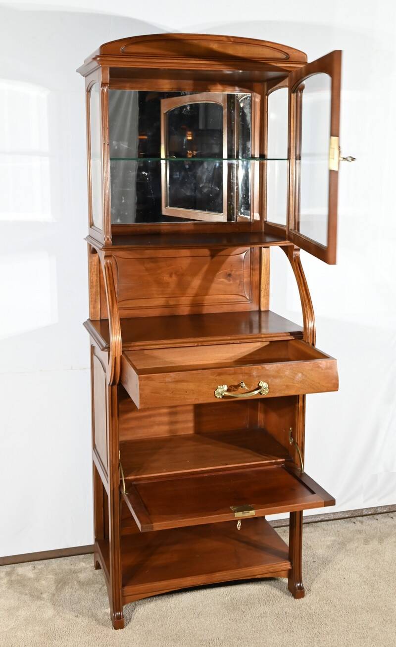 Mahogany Bar Furniture, attributed to Maison E.Diot, Art Nouveau – 1900