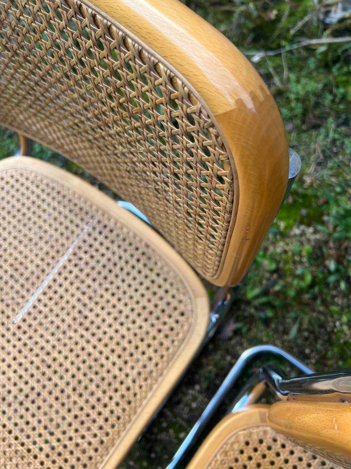 6 mid-century Marcel Breuer B32 Cesca chairs,