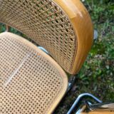 6 mid-century Marcel Breuer B32 Cesca chairs,