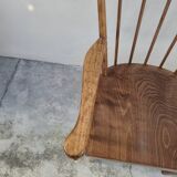 Pair of Baumann armchairs, signed, vintage Fan model