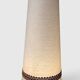 Large Vintage Ceramic "Fat Lava" and Chrome Floor Lamp, 1970s