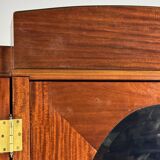 Art Deco wardrobe with mirrors