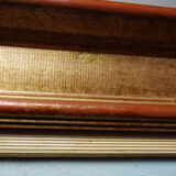 Large painting "Villa Camille" from the 1940s-60s, oil on canvas signed M. Lesoll.