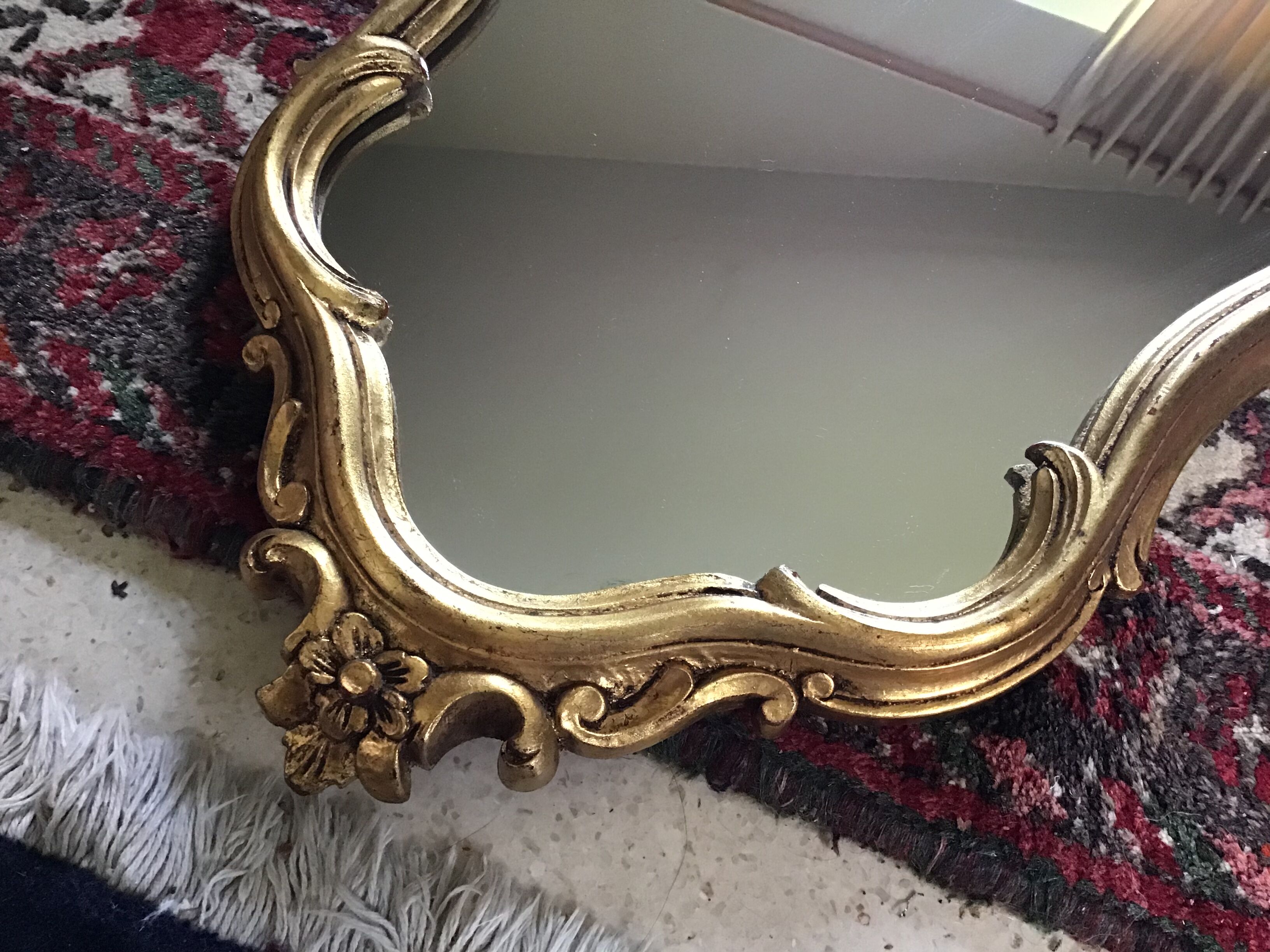 Rocaille mirror 45x72cm