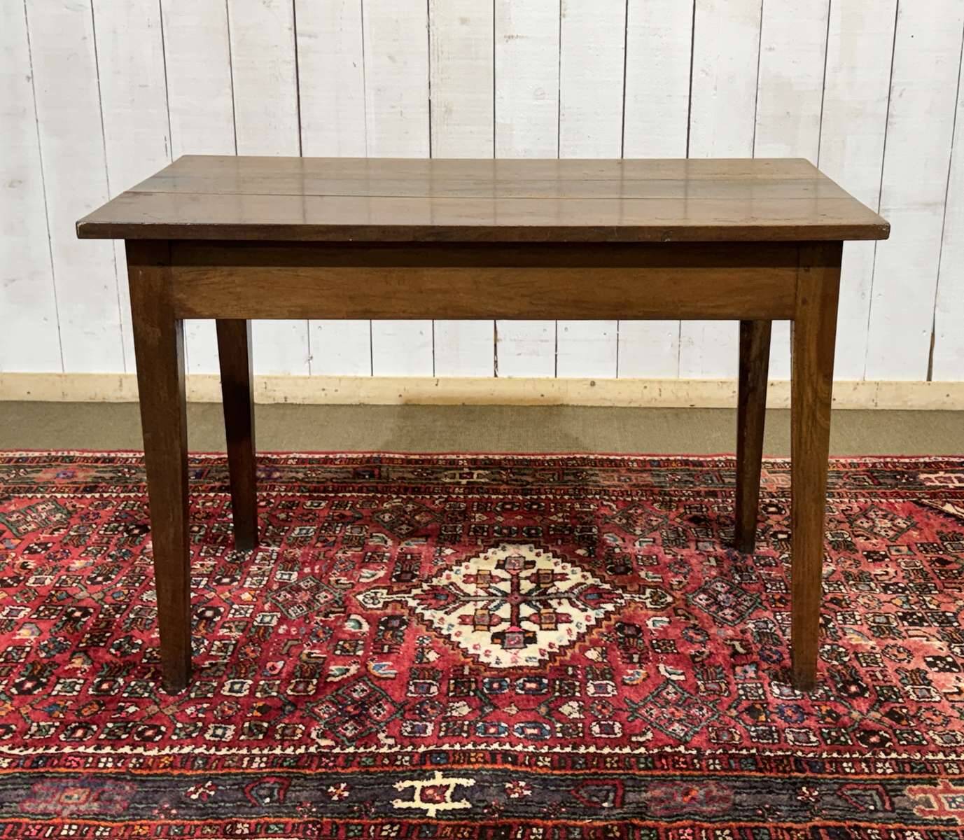 Table bureau en noyer XIXème