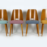 Mid-Century Chairs from ONV Pisek, 1963, Set of 4