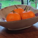 West German Freeform MCM ceramic plate, 1950s/60s