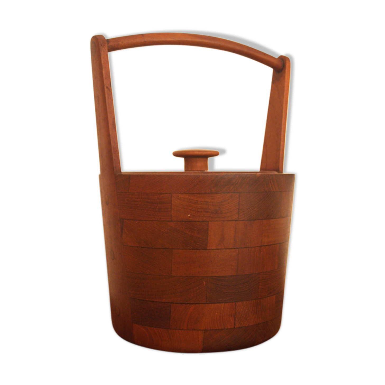Vintage Danish Teak Ice Bucket