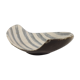 Striped ceramic vide-poche bowl by Carstens Tönnieshof, Germany 1950s.