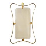 Miroir en laiton, Italie milieu XXème