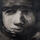 Gouache by Miuiu Muier Portrait of Bedouin Sahara XXth