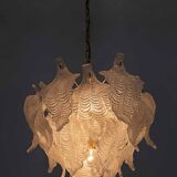 Lustre Mazzega en verre de Murano moderne du milieu du siècle, années 1970