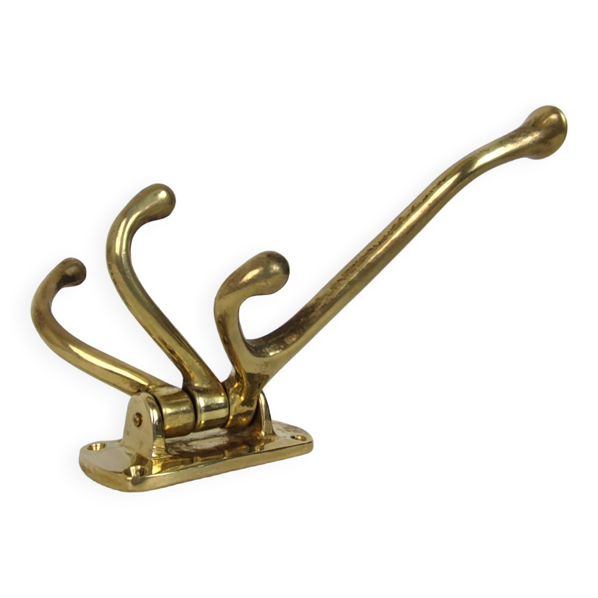 Brass coat hook