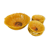 Vintage slurry bowl and cups