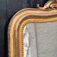 Louis XV style mirror in stuccoed and gilded wood, circa 1880