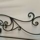 Wrought iron headboard