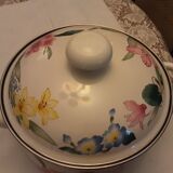 Villeroy et boch flowered enamel sheet tunk