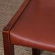 Set of 4 solid elm chairs produced by Self, 1970