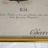 Fashion engraving "Chevreuse" circa 1890