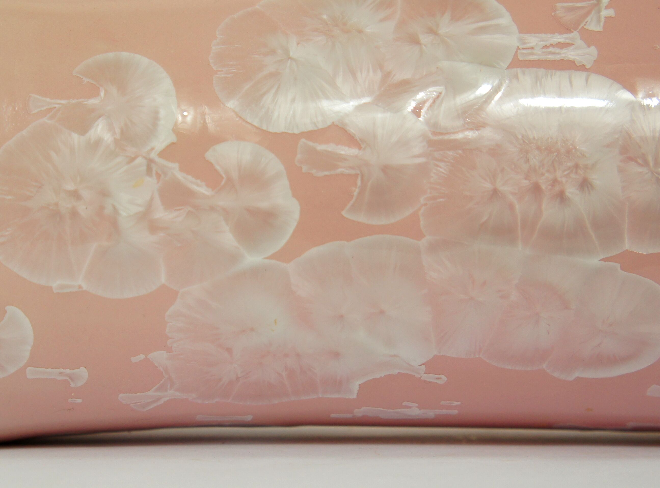 High vase "Ginkgo" ceramic