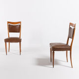Set of 2 Italian chairs by Vittorio Dassi 1950